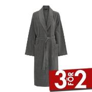 Decoy Long Terry Robe With Hood Grå polyester Small Dam