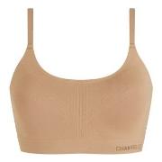 Chantelle BH Smooth Comfort Wirefree Support Bralette Ljusbrun Small D...