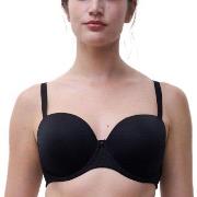 Chantelle BH Comfort Chic Bandeau T-shirt Bra Svart D 75 Dam