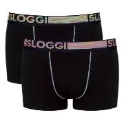 Sloggi Kalsonger 2P Men GO ABC Natural Hipster Briefs Svart bomull Sma...