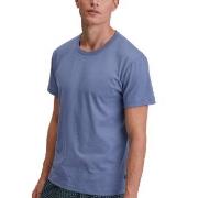 Calida Remix Basic Sleep T-shirt Blå bomull Small Herr