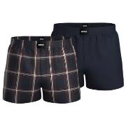 BOSS 2P Cotton Pyjama Shorts Flerfärgad bomull Medium Herr