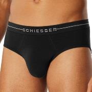 Schiesser Kalsonger 2P Cotton Flex Rio Briefs Svart bomull Small Herr