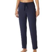 Schiesser Mix and Relax Long Modal Pants Blå modal Small Dam