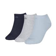 Calvin Klein Strumpor 3P Sneaker Socks For Women Grå/Blå Strl 39/42 Da...