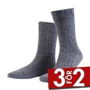 Amanda Christensen Strumpor Supreme Wool Sock Grå Strl 39/42