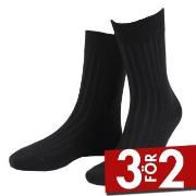 Amanda Christensen Strumpor True Ankle Rib Sock Svart Strl 39/42 Herr