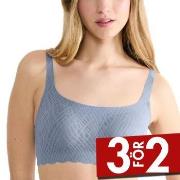 Sloggi BH ZERO Feel Bliss Top Blå/Grå Small Dam