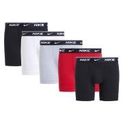 Nike Kalsonger 5P Essentials Cotton Stretch Boxers Svart/Grå/Röd bomul...