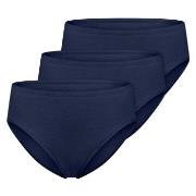 Schiesser Trosor 3P Essentials Cotton Briefs Mörkblå bomull 38 Dam