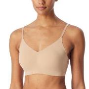 Schiesser BH Invisible Soft Bustier Padded Bralette Sand 38 Dam