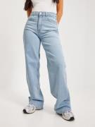 Selected Femme - Wide leg jeans - Light Blue Denim - Slfalice-N Hw Wid...