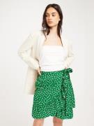 Only - Minikjolar - Verdant Green Fiona Ditsy - Onlolivia Wrap Skirt W...