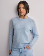 Selected Femme - Rosa - Slflulu Ls Knit O-Neck Noos