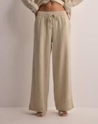 JDY - Beige - Jdysay Hw Linen Wide Pant Wvn Noos