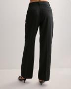 Selected Femme - Svart - Slfeli-Rita Mw Wide Pant