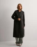 Selected Femme - Svart - Slfrosa Wool Coat B Noos