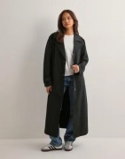 Only - Svart - Onlline X-Long Trenchcoat Otw Noos