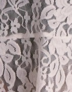 Nelly - Vit - Romance Lace Skirt