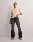 True Religion - Blå - Joey Low Rise FLARE_ Flap