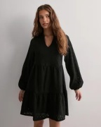 OBJECT - Svart - Objlaila Gia L/S Re Short Dress Noo
