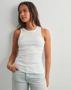 Pieces - Vit - Pcruka Boxer Tank Top Noos Bc