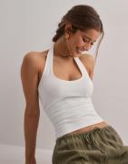 Nelly - Vit - Perfect Halterneck Top