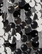 Nelly - Silver - Sequin Collar Top