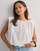 Vero Moda - Vit - Vmsimone O-Neck Ballon Top Jrs Exp