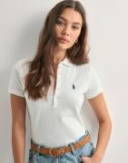 Polo Ralph Lauren - Vit - Julie Polo-Slim-Short Sleeve-Polo Shirt