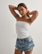 One Teaspoon - Blå - Messed Up Bandit Low Waist Denim Short