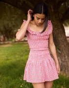 Nelly - Röd - Smock Dress