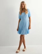 Vero Moda - Blå - Vmmymilo S/S Short Dress Wvn Ga