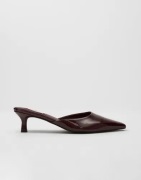 Nelly - Röd - Pointy Square Mule