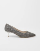 Nelly - Silver - Fuzzy Glits Pump