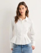 Vero Moda - Vit - Vmfriba Ls Cuff Top Wvn Ga