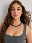 Pieces - Svart - Pcomni Necklace D2D