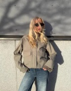 Nelly - Grön - High Collar Jacket