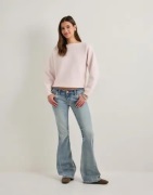 Nelly - Rosa - Wide Neck Knit Sweater