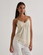 Nelly - Champagne - Sassy Lace Singlet