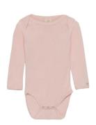 Body L.s. Bodies Long-sleeved Pink Smallstuff
