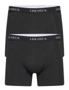 Les Deux Warren 2-Pack Boxers Svart