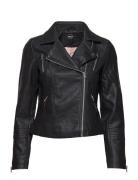 ONLY Onlgemma Faux Leather Biker Otw Noos Svart