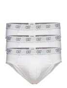 Cr7 Basic Brief Organic 3-Pak Kalsonger Y-front Briefs White CR7