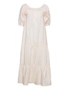 Ronan Midi Dress Maxiklänning Festklänning Cream Faithfull The Brand