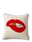 Jonathan Adler Lips Pillow Bitten Kräm