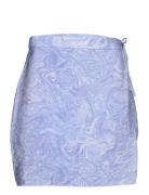 Enmallow Short Skirt Aop 6891 Kort Kjol Blue Envii