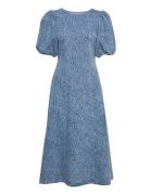Abrilgz Long Dress Maxiklänning Festklänning Blue Gestuz