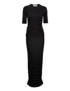 Christie - Wrap Jersey Maxiklänning Festklänning Black Day Birger Et M...
