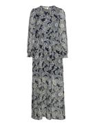 Sltiana Dress Maxiklänning Festklänning Multi/patterned Soaked In Luxu...